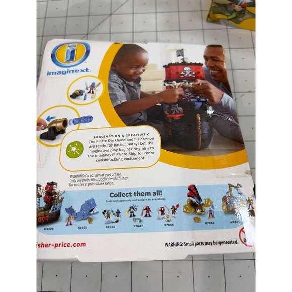 imaginext PIRATE Sets Captain Kid Deckhand Skeleton Cannon New in Box 3 Sets - Picture 5 of 13